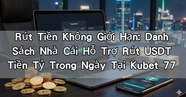 Rút Tiền Không Giới Hạn: Danh Sách Nhà Cái Hỗ Trợ Rút USDT Tiền Tỷ Trong Ngày Tại Kubet 77